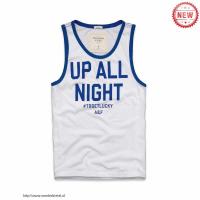 heren abercrombie fitch up all night tanktop wit blauw Shop Eindhoven aw5sa292